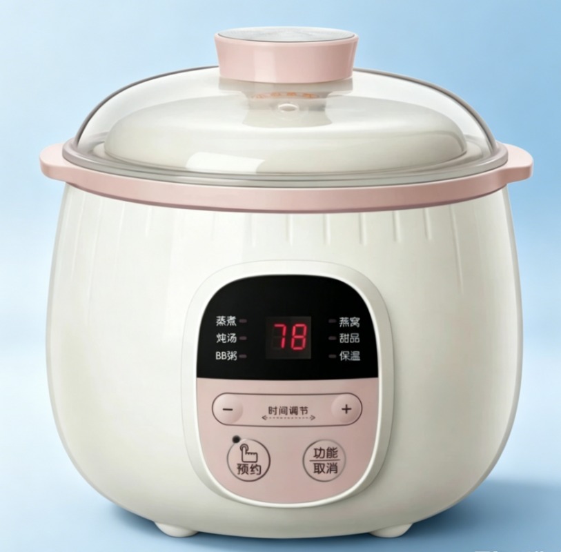 Baby Food Maker And Steamer - Pembuat Bubur Bayi Otomatis 0.8L, Panci