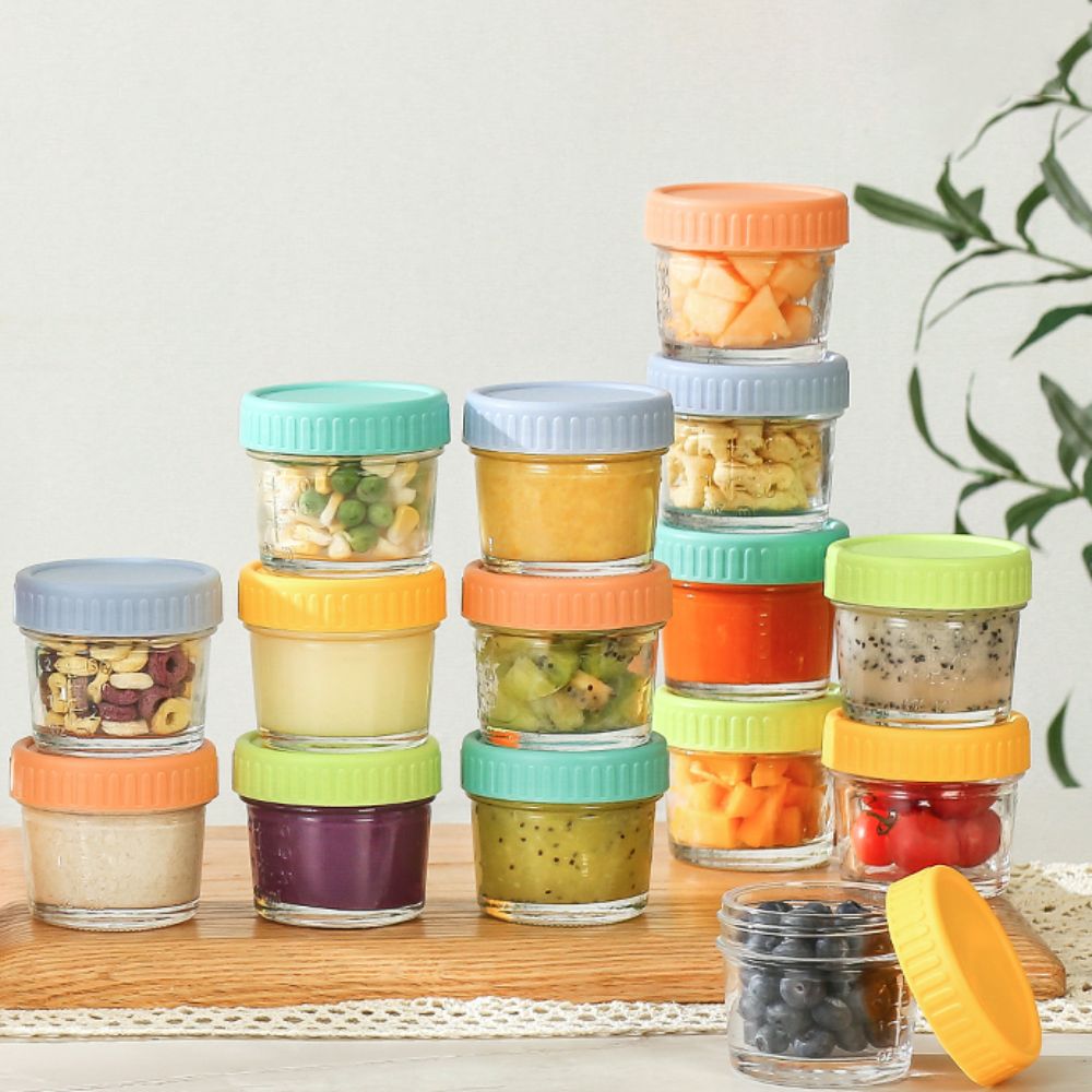 Baby Food Glass - 6 Buah Stoples Makanan Bayi Kaca