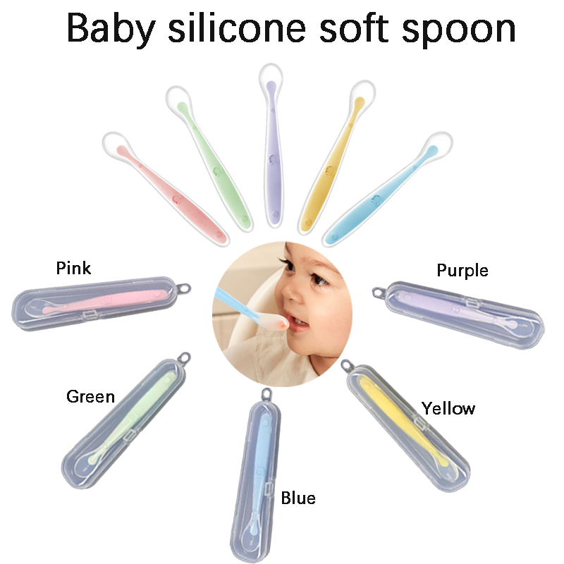 Baby Food Nutrition - 1 Buah Sendok Silikon Bayi Makanan