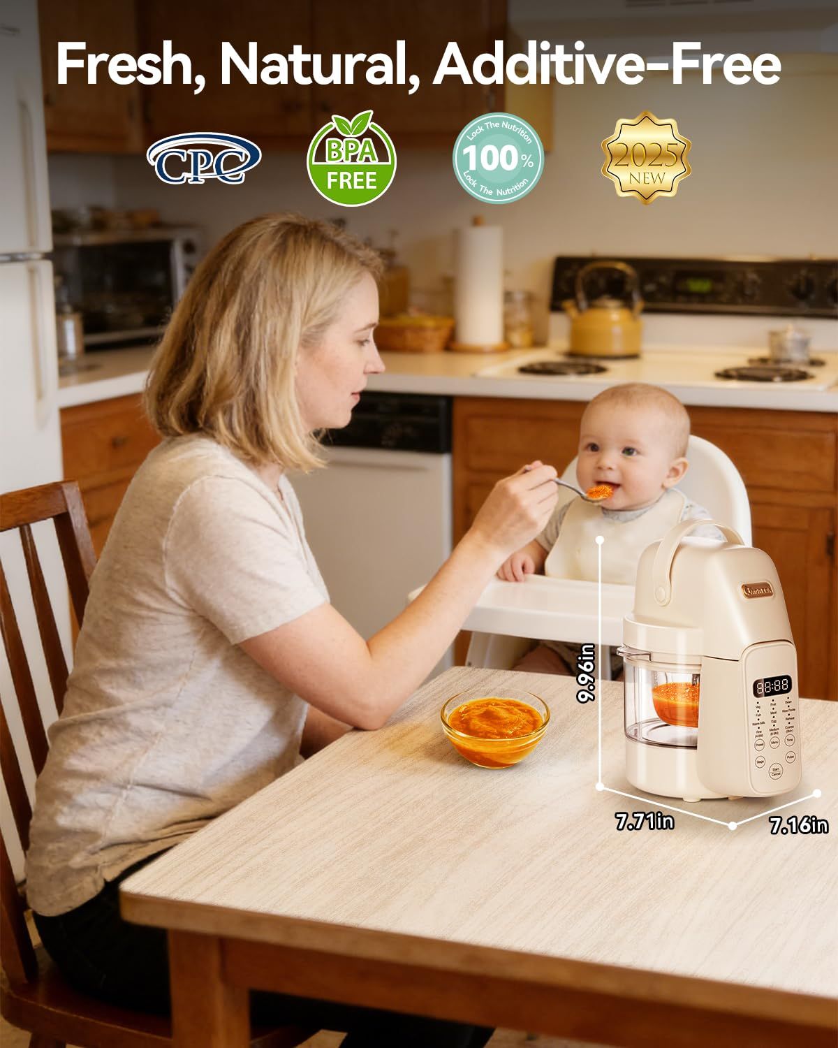 Baby Food Maker And Steamer - Alat Pembuat Makanan Bayi Multifungsi 9-in-1