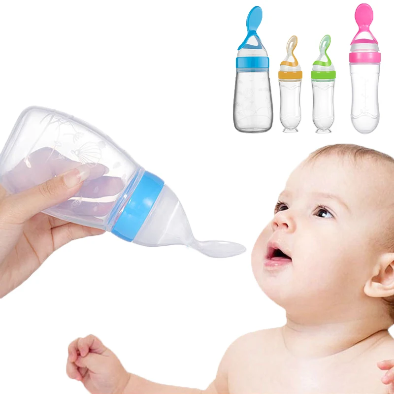 Baby Food Guide - Aman botol pemberi makan bayi, sendok