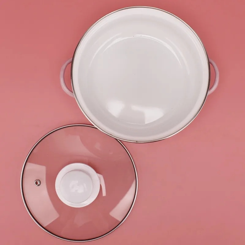Mangkuk Sup Enamel Panci Susu  - Baby Food Glass ulasan dan harga
