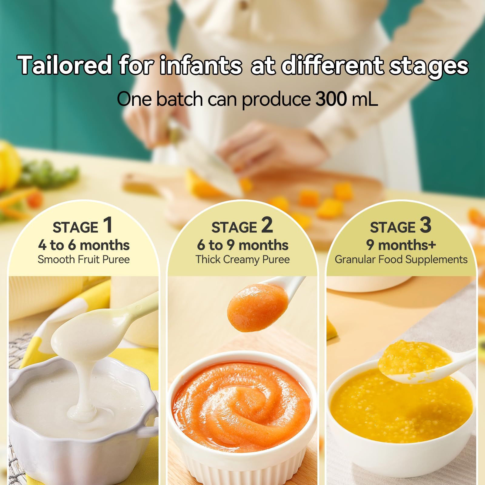 Pembuat Makanan Bayi 9 in 1, P - Baby Food Maker And Steamer ulasan dan harga