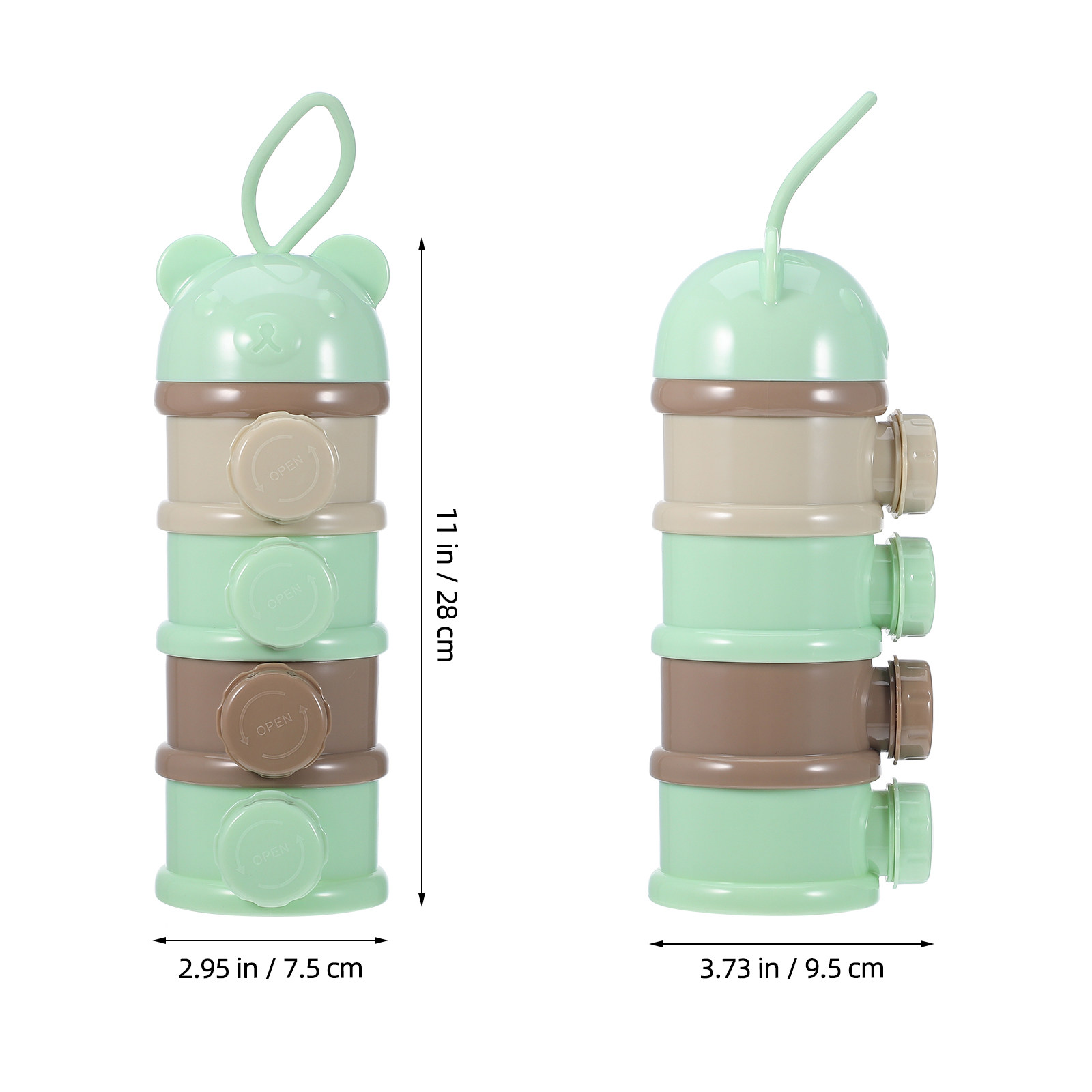 Kotak Bubuk Susu Portabel 4 Se - Baby Food For Travelling ulasan dan harga
