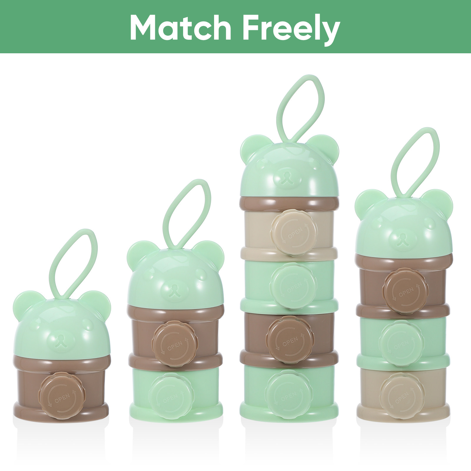 Kotak Bubuk Susu Portabel 4 Se - Baby Food For Travelling ulasan dan harga