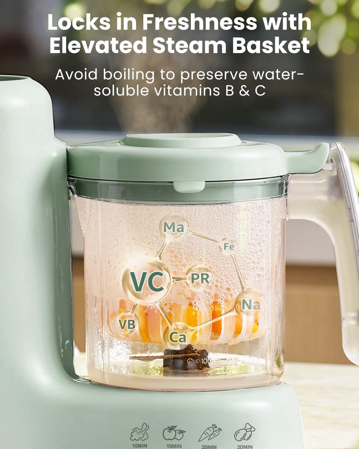 Pembuat Makanan Bayi, Keranjan - Baby Food Maker And Steamer ulasan dan harga