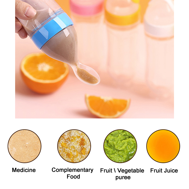 Meremas botol makan silikon la - Baby Food Guide ulasan dan harga