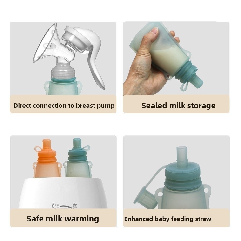Kantong Makanan Bayi Silikon B - Baby Food Reusable Pouches ulasan dan harga