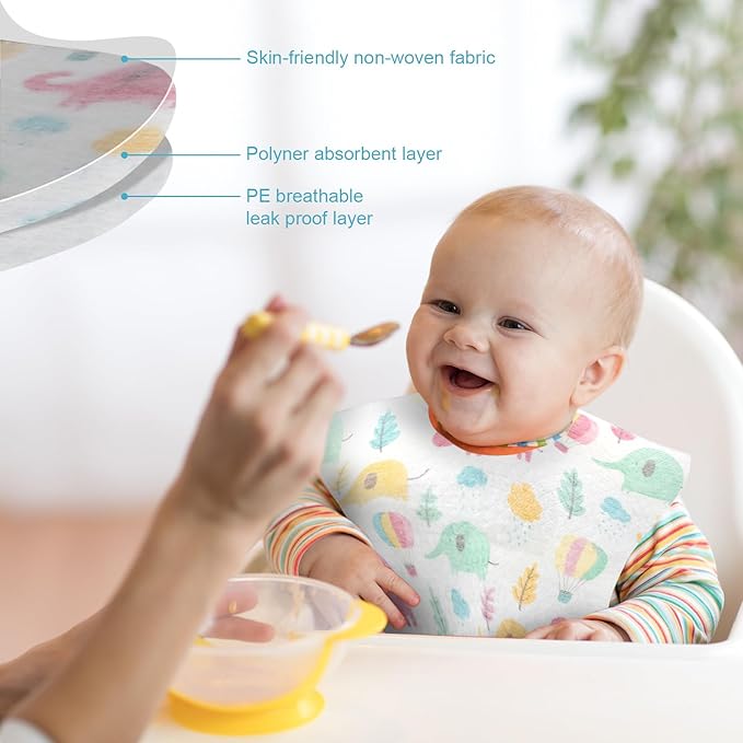20-200 buah Celemek Bayi Sekal - Baby Food For Travelling ulasan dan harga