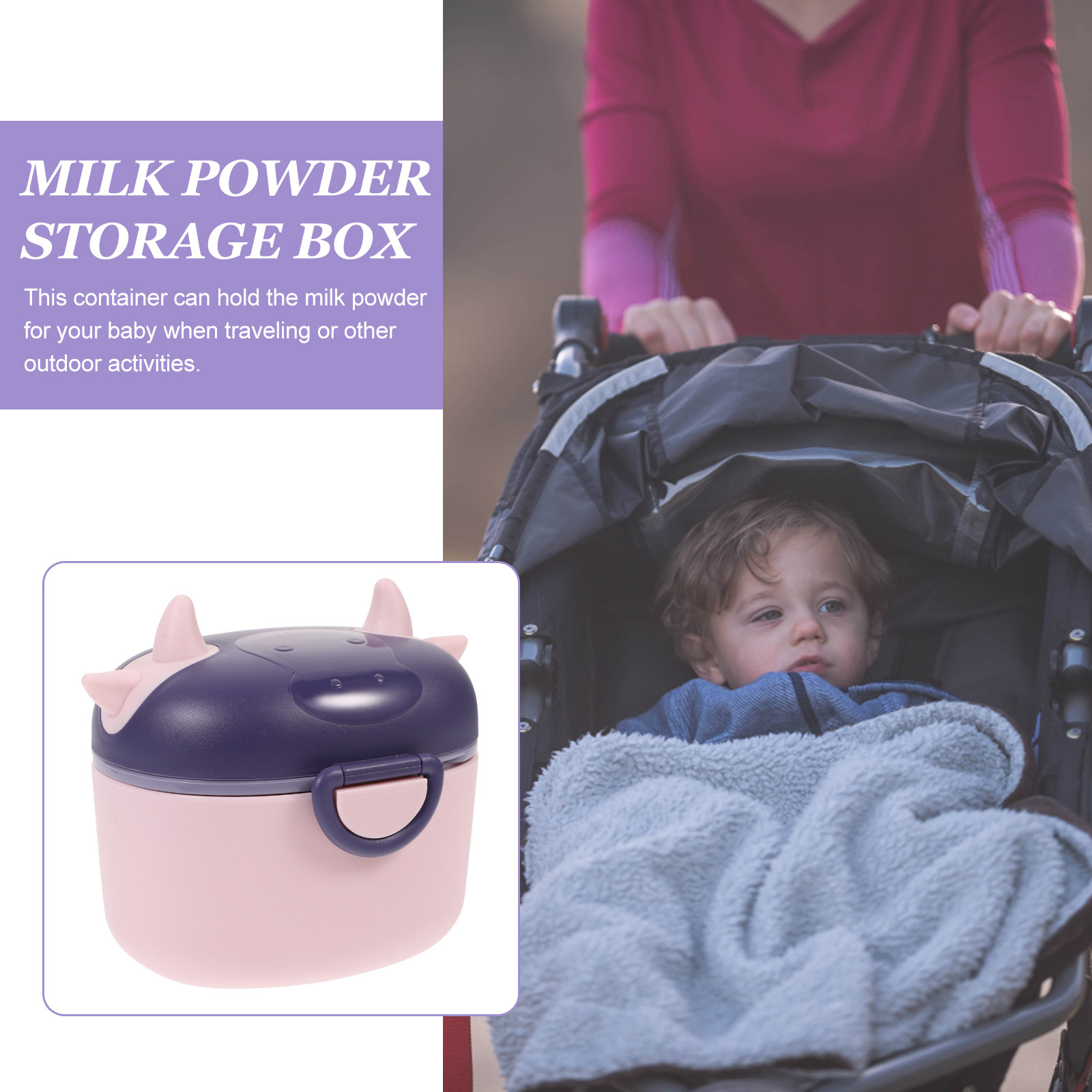 Wadah Penyimpanan Susu Bubuk,  - Baby Food For Travelling ulasan dan harga